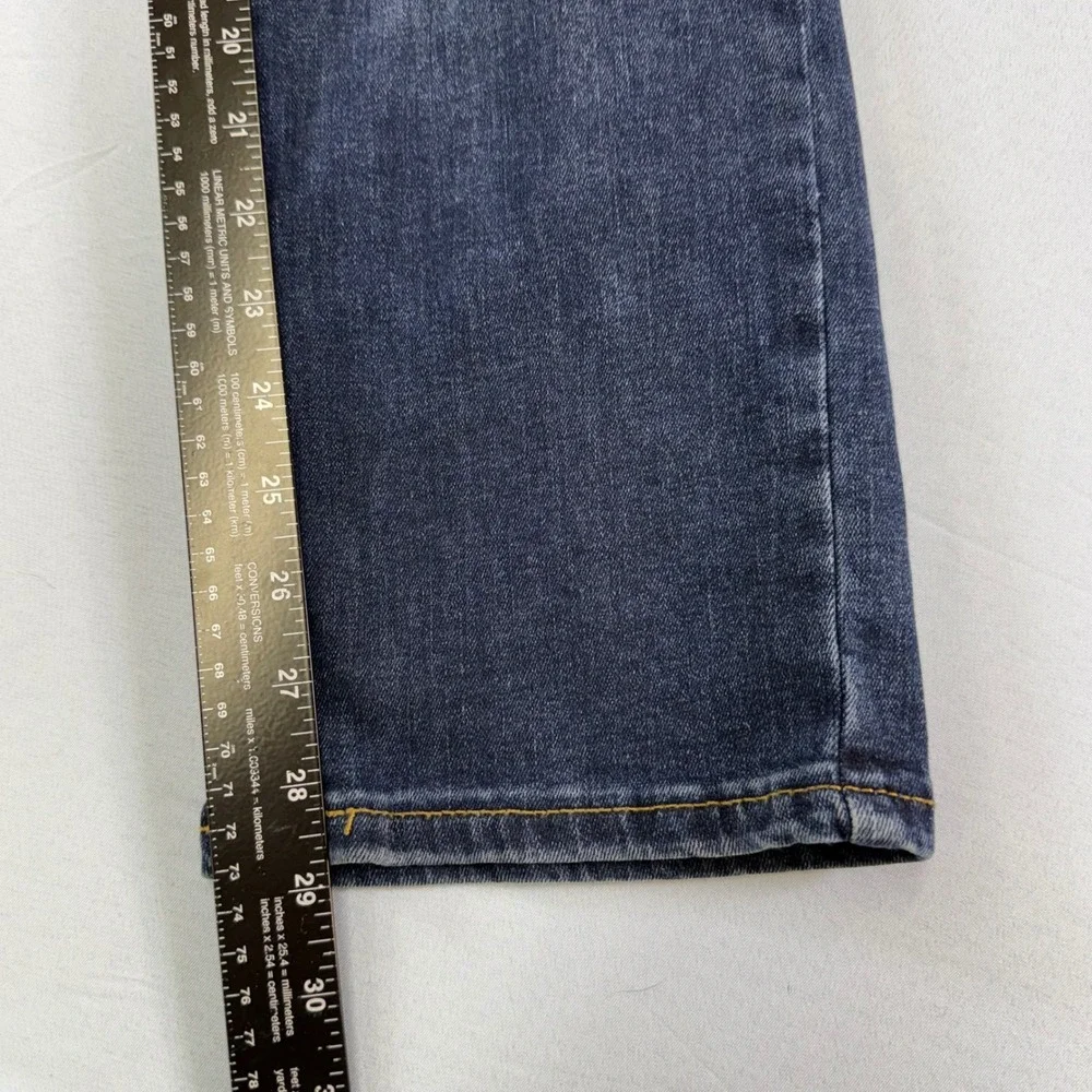 Lucky Brand 121 Slim Straight Mens Jeans 32x30 Dark Wash Blue Stretch Denim